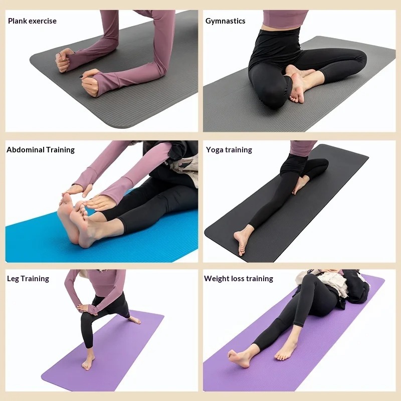 Yoga And Fitness Mat - Extra Thick Non Slip Yoga Mat