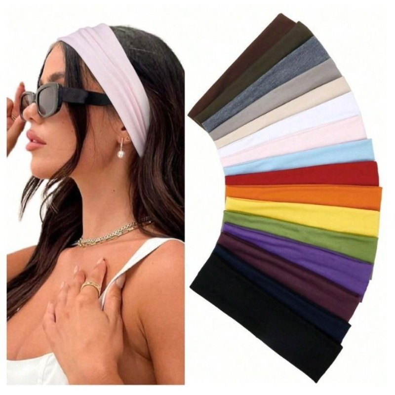 Yoga In Fitness First - Candy‑Colored High‑Elastic Sports Hair Ties, Fashion