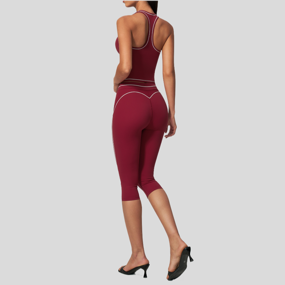 Women Contrast Stitch Racerbac - огляд і ціна Yoga Fitness Class