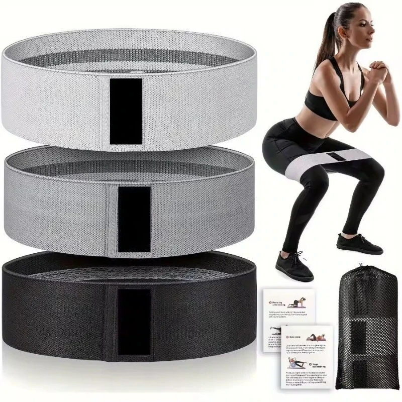 3PCS Fabric Resistance Bands f - огляд і ціна Yoga Fitness Class