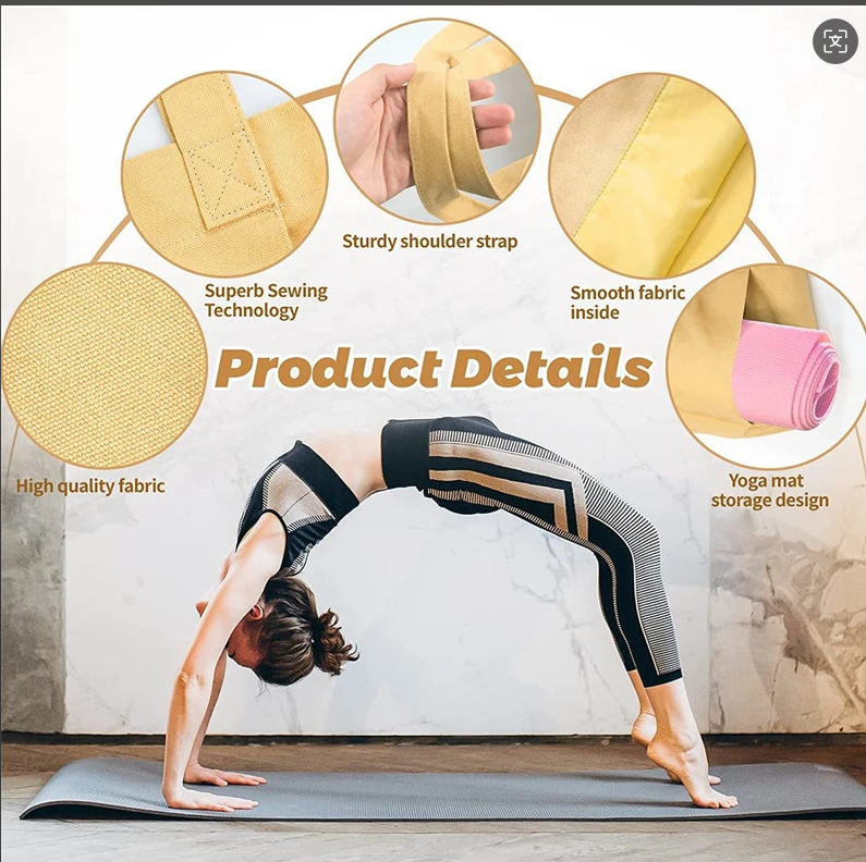 Multi‑Purpose Yoga Bag Yoga Ma - огляд і ціна Yoga And Fitness Mat