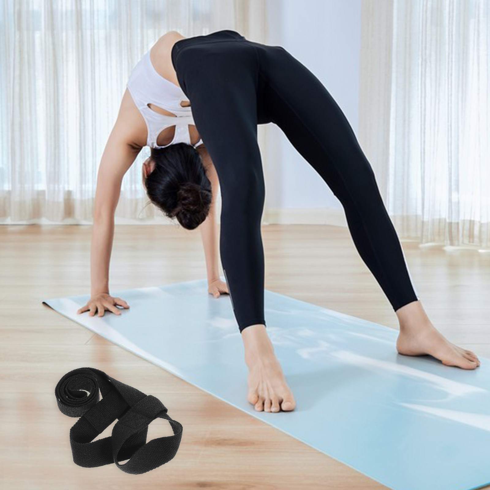 2Pcs Yoga Mat Sling Strap Heav - огляд і ціна Yoga Fitness Class