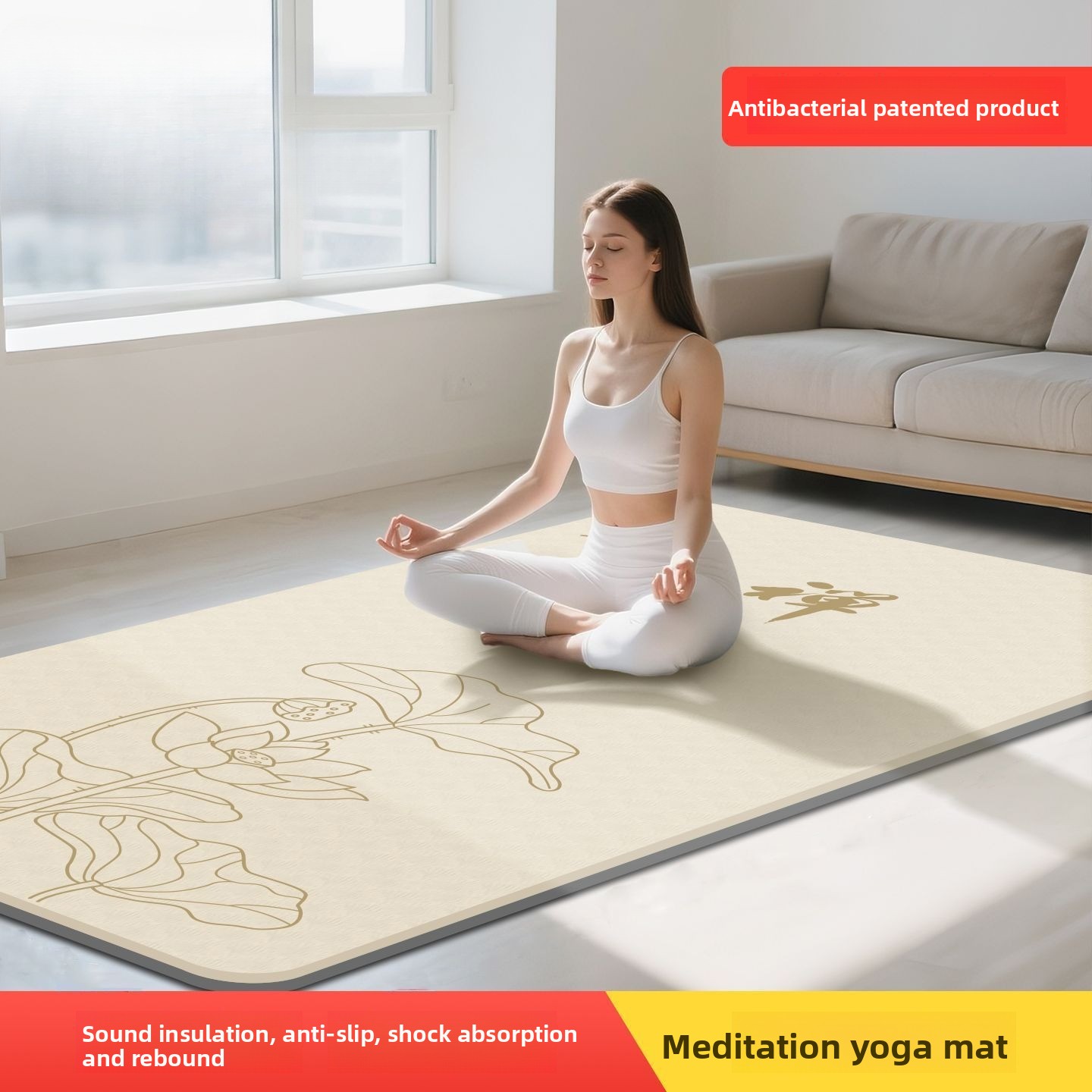 Zen Meditation Women's Yoga Ma - огляд і ціна Yoga And Fitness Mat
