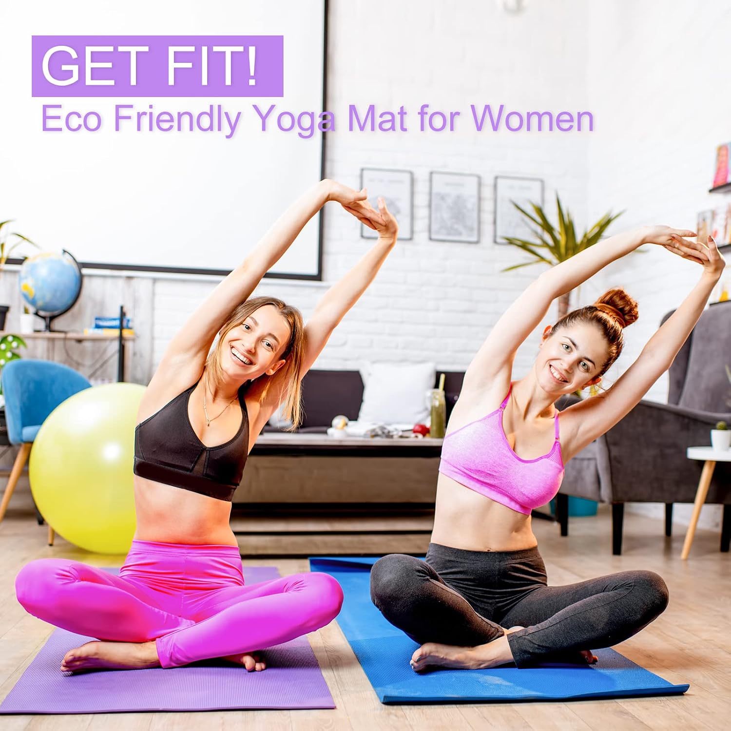 3 mm Thin Yoga Mats Lightweigh - огляд і ціна Yoga Fitness Class